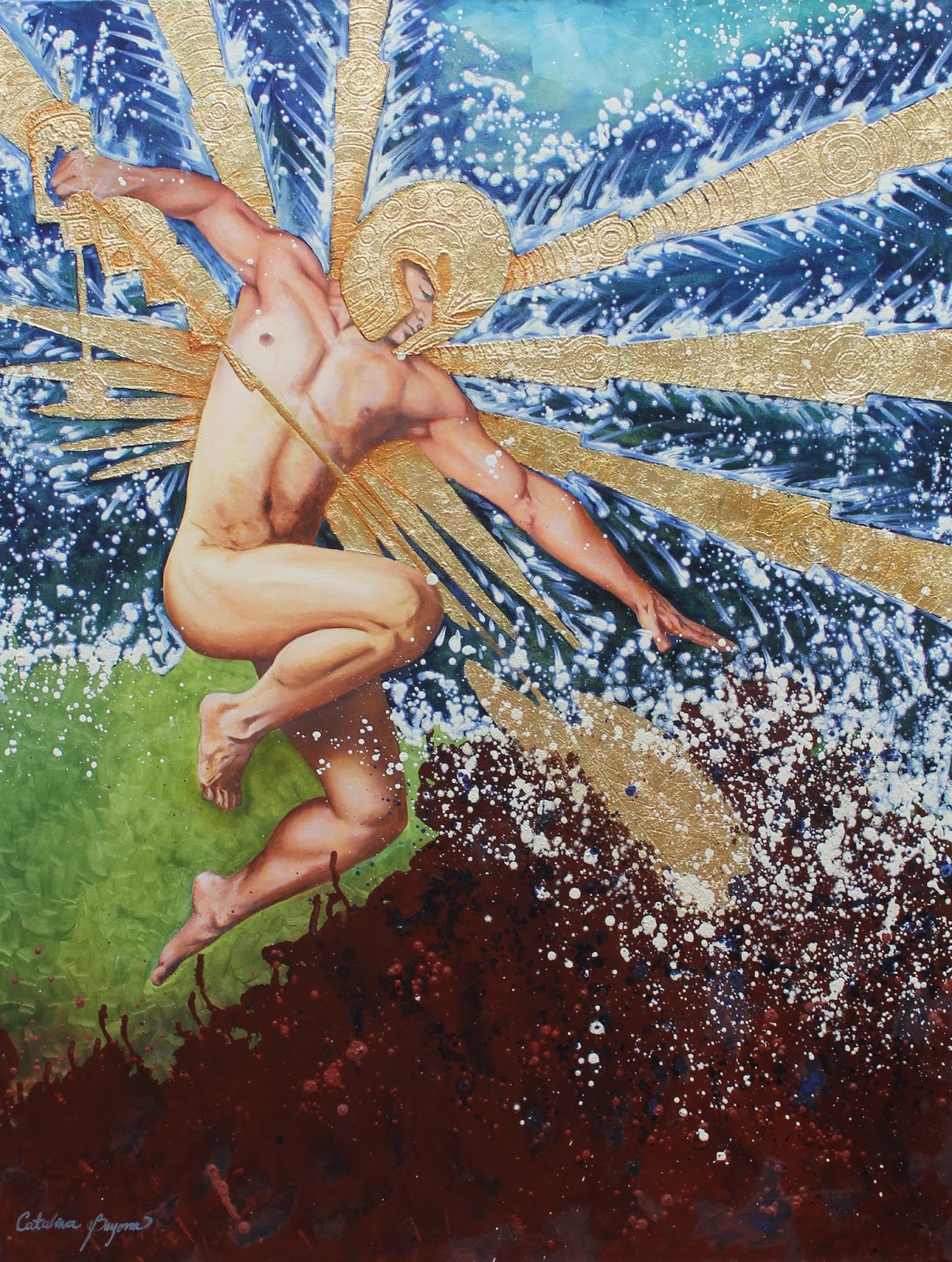 Miguel Arcangel, by Catalina Gold